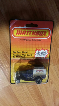 New Carded Matchbox Vintage Speed Shop Van From 1983