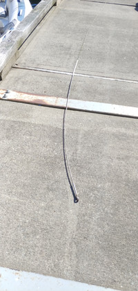 Used 1/4" x 22' ss rigging for sailboat