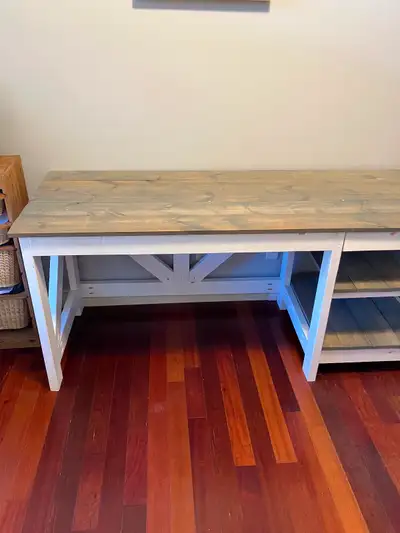 Beautiful farmhouse rustic desk, View more