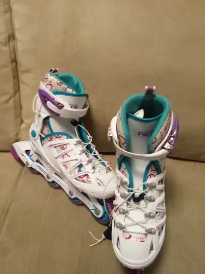 like new no issues size 5 adjustable roller blades. Good wheels hardley used. $45