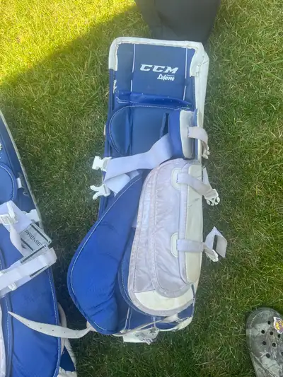 Hockey  Goalie pads and Helmet, View more