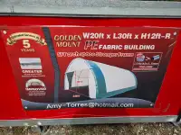 New in Box - 20w x 30L x 12H Storage Shelter 