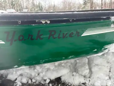 Package Deal York River Canoe 15.5 ft Long - 3.7ft Width at the widest point. 2 seats. Able to attac...