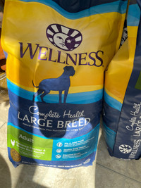 30LB LARGE Wellness Premium Dog Food Bags