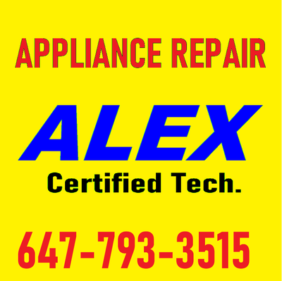 Alex - Appliance Repair Technician ( 647 793 3515 ), View more