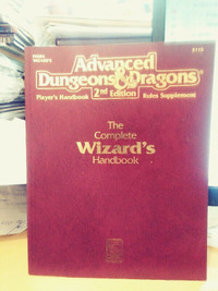 Complete Player's Wizard's Handbook 2nd Edition AD & D #2115