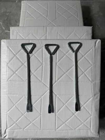 New 15” x 15”  baseball or softball bases and used equipment, View more