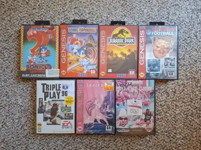 Sega Genesis Game Lot CIB, View more