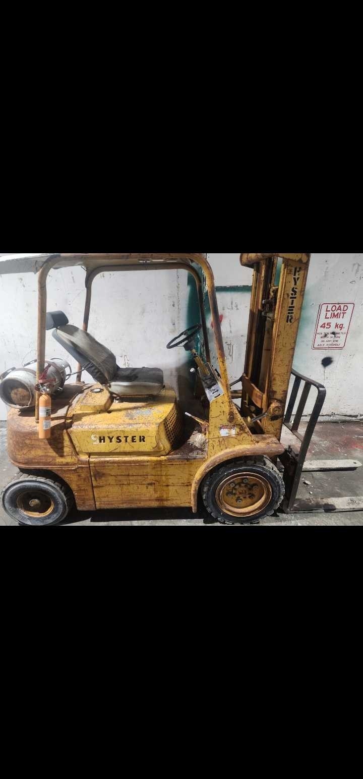Forklift Loader Hyster 6000lb Lift Hydrostic Propane Wpg | Heavy ...