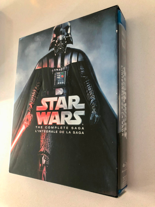 Star Wars collection bluray épisodes 1 à 6 bilingue dans CD, DVD et Blu-ray  à Ville de Montréal