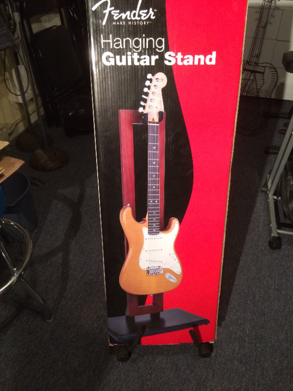 NEW Fender display-type guitar stand-electric or acoustic in Guitars in Dartmouth