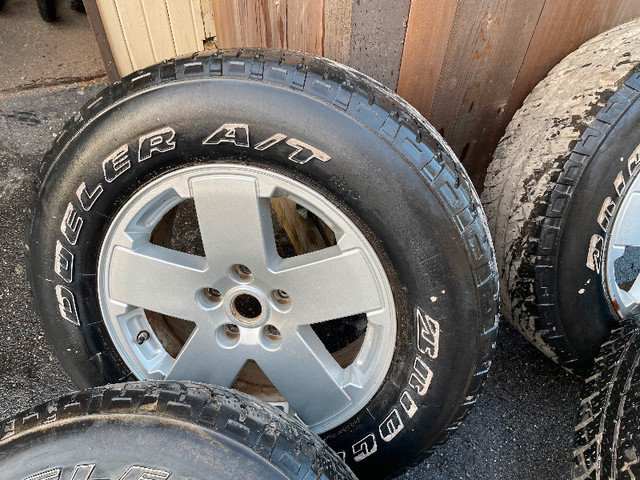 4 wheels  for a Jeep, R18 with tires in Tires & Rims in Abbotsford - Image 4
