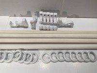 Curtain Rods, Support Mounts and Rings 