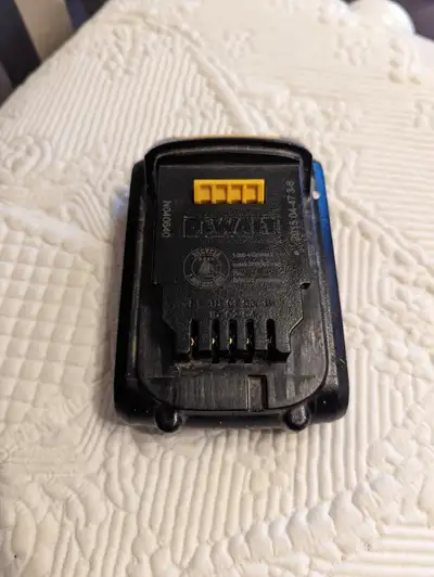 Dewalt 18 Volt lithium ion battery, View more