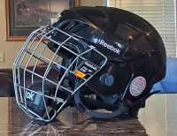 Reebok 5K Ice Hockey Helmet Youth XS Extra Small Black