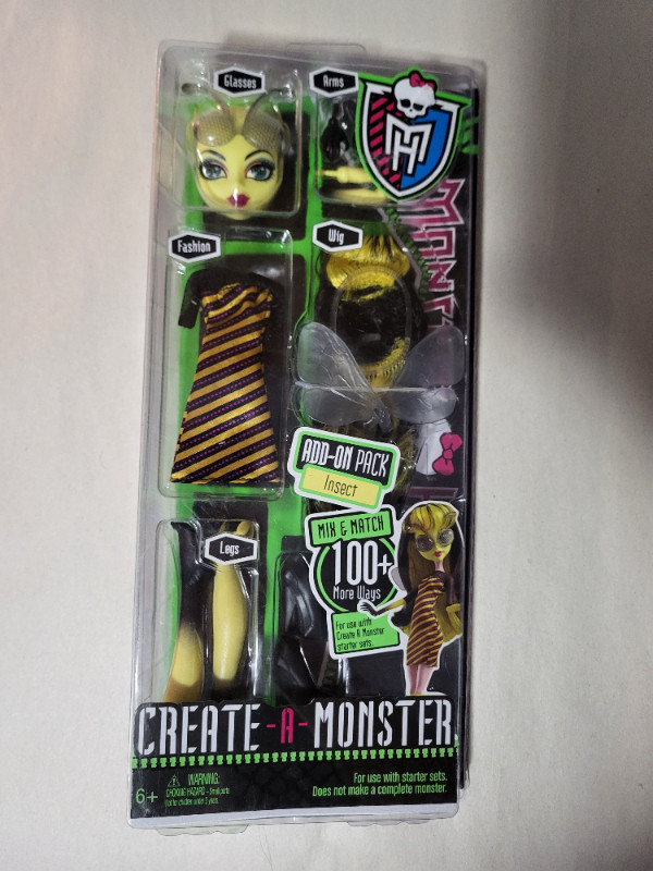 Monster High Create-A-Monster add-on packs in Toys & Games in Belleville