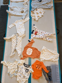 New born and 0-3 month clothes lot