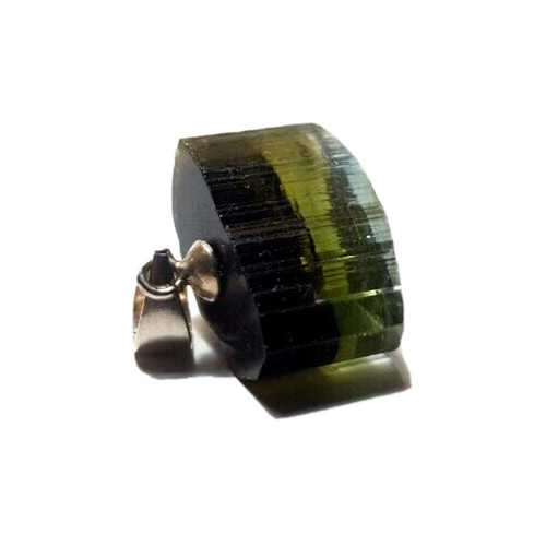 Blue Capped Tourmaline Crystal Pendant in Jewellery & Watches in Sudbury - Image 2