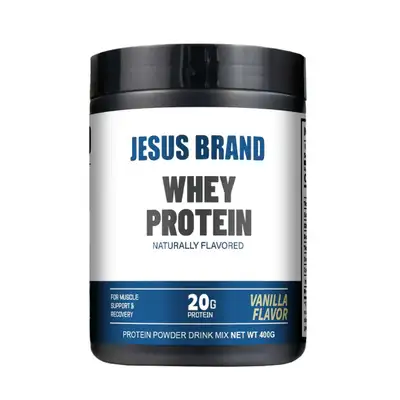 JESUS BRAND ✨️ Whey Protein Muscle Support & Recovery Excellent for Health & Nutrition Flavors: Vani...