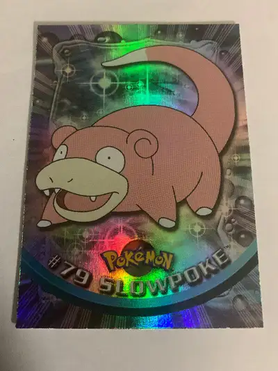 Slowpoke Foil #79 Topps Pokemon TV Animation Edition RARE NM/MT., View more