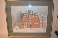 FRAMED PRINT MERRILL INN/HOUSE PICTON ONTARIO