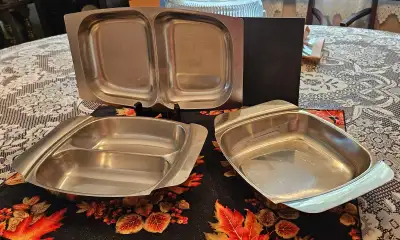 MCM Stainless Steel 3-Piece Buffet Serving Set , View more