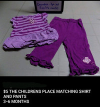 GIRLS 3-6 MONTHS OUTFITS.  PRICES IN AD
