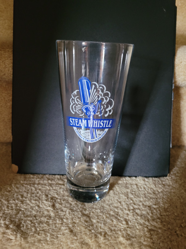 Steam Whistle Beer Glass in Arts & Collectibles in Markham / York Region