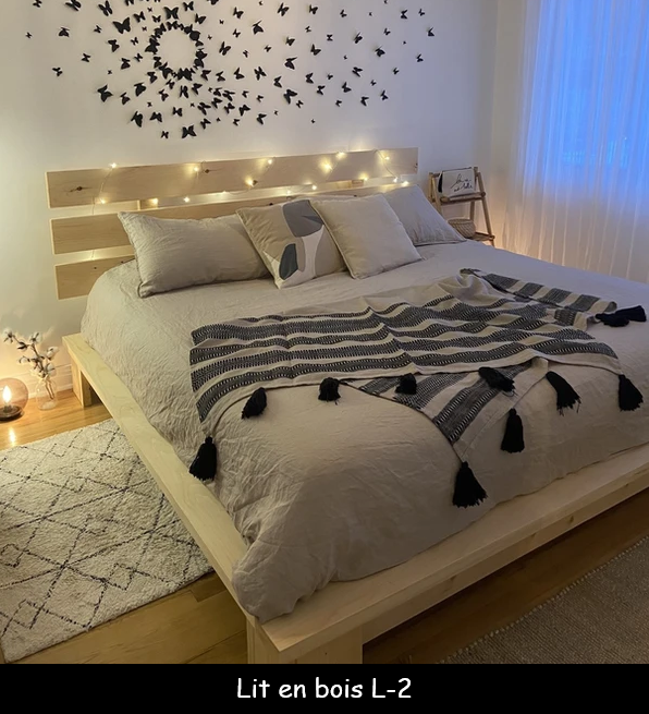 Base de lit en bois massif neuve in Beds & Mattresses in City of Montréal - Image 3