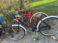  Bicycles, vintage 