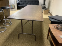 Foldable table 8’x2.5’