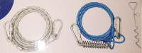Reflective Lace-up Cable (5mm) - Set for Dogs-with Buckle Screw