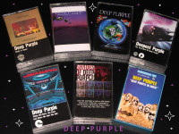 Deep Purple - 7 Cassettes audio 4 pistes Originales