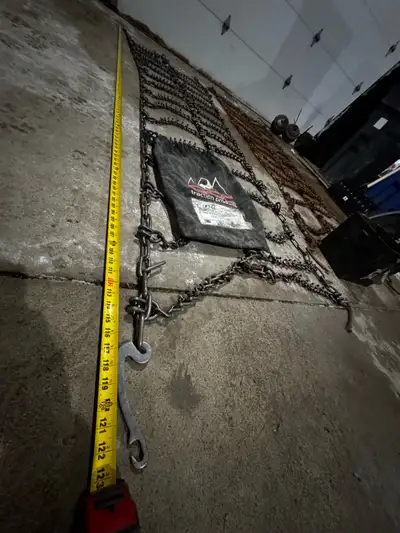 3 Tire chains don’t need them make an offer!