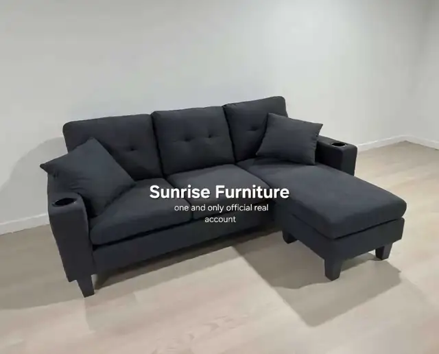 Sectional Couch Sectional Sofa 3 Seater Sofa L Shape Sofa Couch in Couches & Futons in Mississauga / Peel Region - Image 6