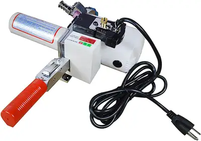 110V Fabric Cutter w/74.8inch Rack & Digital Counter 025046, View more
