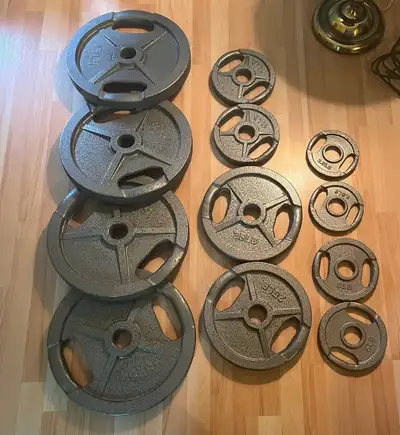 265 pounds of weights , View more