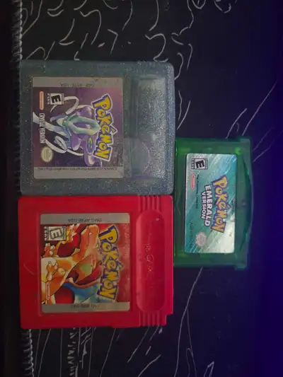 Pokemon games used loose carts, View more