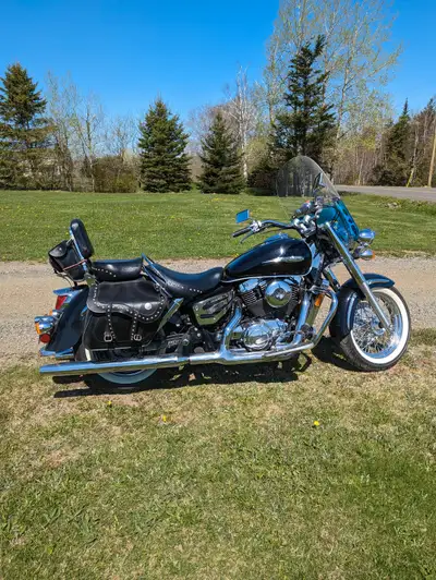 This 1999 Honda Shadow 1100 cc is a sweet ride. She's been in storage for 2 years and is in great sh...