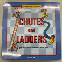New Chutes and Ladders Nostalgia Edition in Collectible Tin