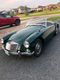 1958 MGA GREAT SHAPE FOR MY 65 YEAR OLD CAR