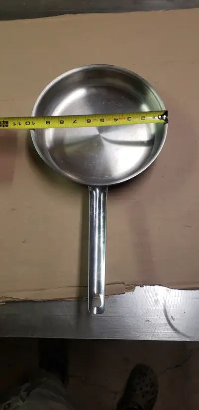 $20 STAINLESS STEEL FRYING PAN 10 INCH, View more