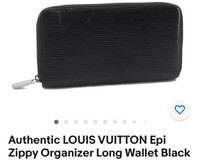Louis Vuitton Epi zippy wallet 
