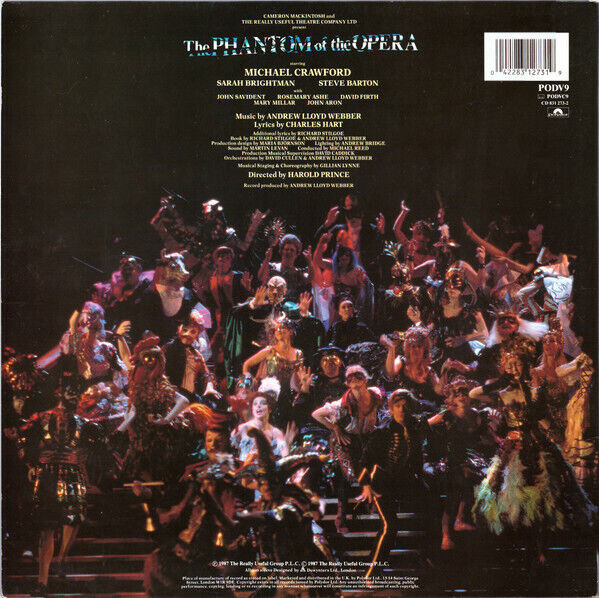 PHANTOM OF THE OPERA 2 LP 1986 Vinyl Records LONDON BROADWAY dans Art et objets de collection  à Ville de Montréal - Image 2