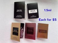 Tom ford TF perfume samples brand new