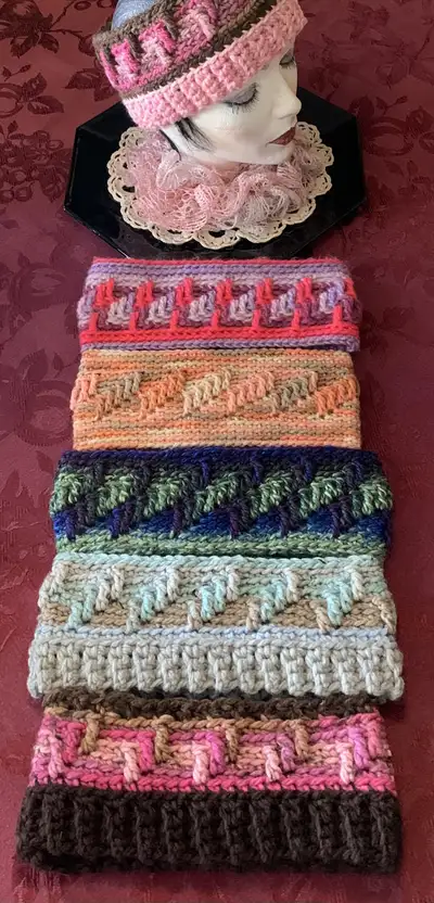 My Crocheted EAR WARMERS; Great Gift! , View more