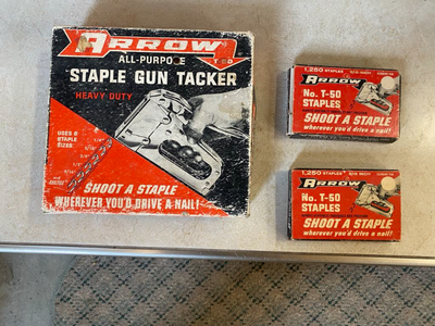 Vintage Arrow Stable Gun Tacker T50 Heavy Duty Shoot a Stable, View more
