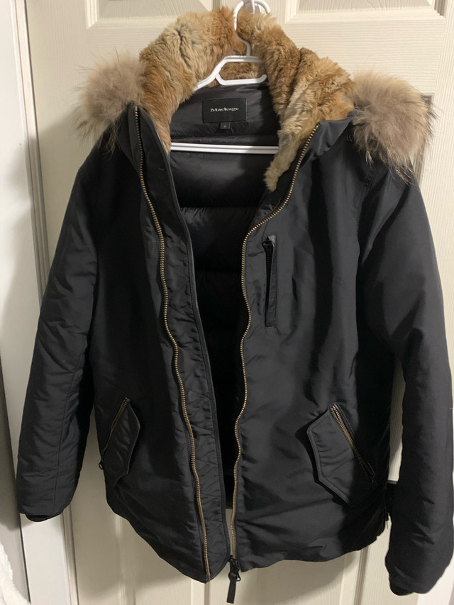 Mackage winter jacket hoodie on and off  in Men's in London