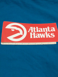 NBA Atlanta Hawks 1990s bumper sticker