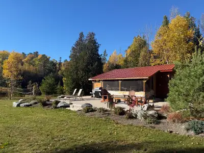 waterfront private cabin for rent Temagami, View more